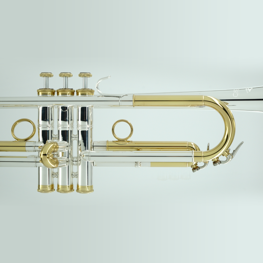 Carol Brass Mariachi Trumpet CTR-5000L-GST-Bb-SRL - Image 3