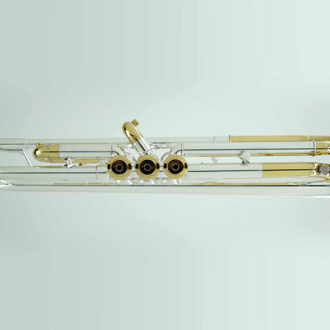 Carol Brass Mariachi Trumpet CTR-5000L-GST-Bb-SRL - Image 4