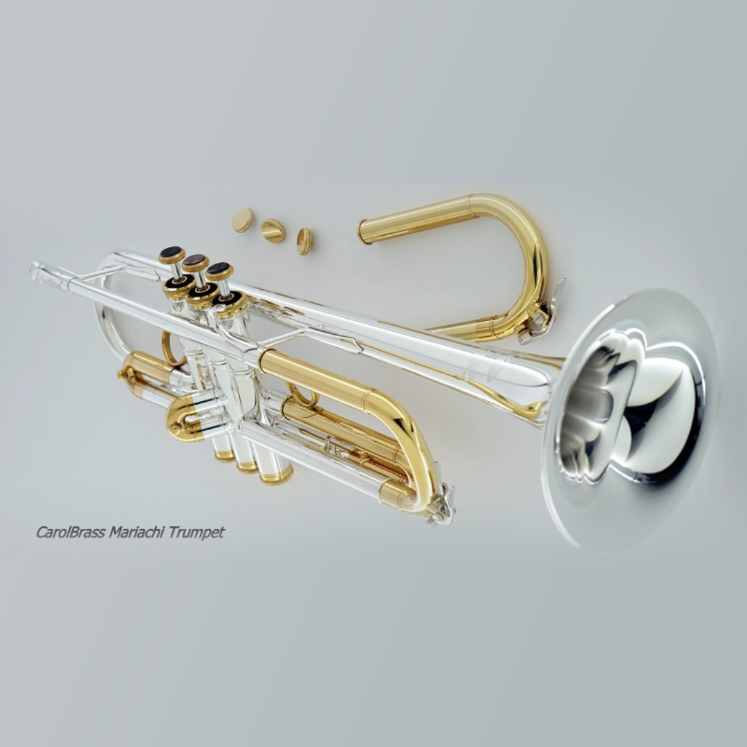 Carol Brass Mariachi Trumpet CTR-5000L-GST-Bb-SRL