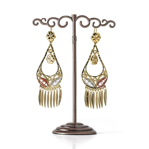 Medium Gold Finished Earring